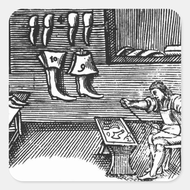 Sticker Carré Le Shoemaker (Devant)