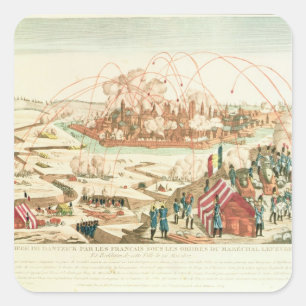 Sticker Carré Le siège de Danzig