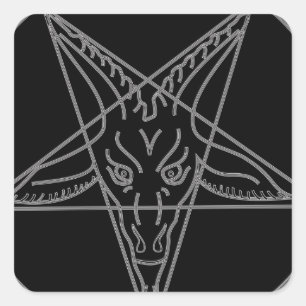 Sticker Carré Le Sigil de Baphomet