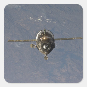 Sticker Carré Le vaisseau spatial 2 de Soyuz TMA-19