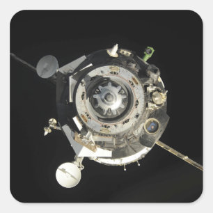 Sticker Carré Le vaisseau spatial de Soyuz TMA-17