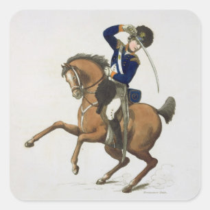 Sticker Carré Le volontaire de cavalerie de Westminster,