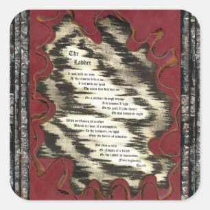 Sticker Carré L'échelle