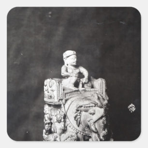 Sticker Carré L'échiquier de Charlemagne