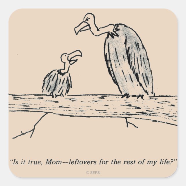 Sticker Carré Leftovers (Devant)