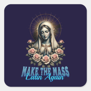 Sticker Carré L'Église catholique romaine fait à nouveau de la m