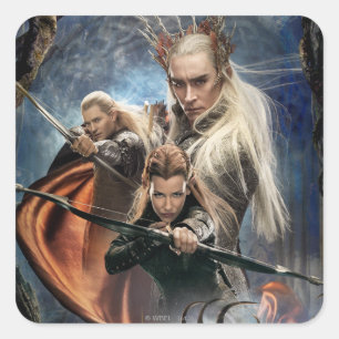 Sticker Carré LEGOLAS GREENLEAF™, TAURIEL™ et Thranduil