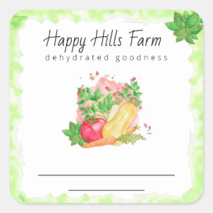 Sticker Carré *~* *~Légumes de légumes déshydratés AP30