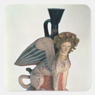 Sticker Carré Lekythos sous forme de Sphinx