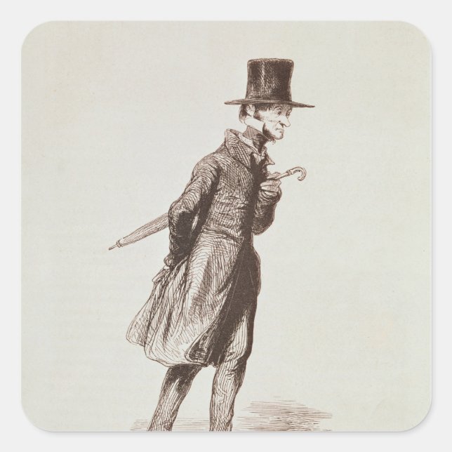 Sticker Carré L'employé (Devant)