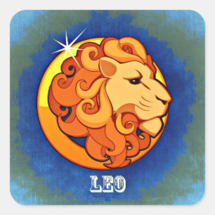 Sticker Carré Leo