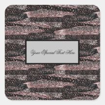 Leopard de luxe, Parties scintillant & Shiny Abstr