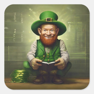 Sticker Carré Leprechaun Replechaun numérique