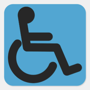 Sticker Carré Les affaires fournissent l'autocollant accessible