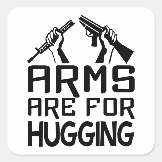 Sticker Carré Les Armoiries Sont Pour L'Accrochage (Devant)