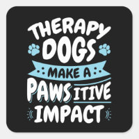 Les chiens de thérapie font un impact négatif