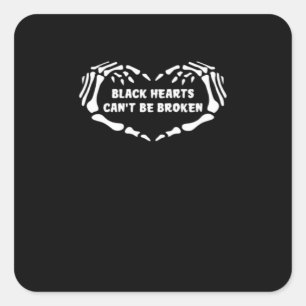 Sticker Carré Les coeurs ne peuvent pas être classiques