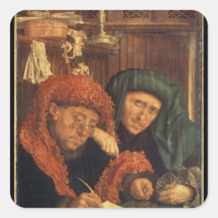 Sticker Carré Les collecteurs d'impôts, 1550
