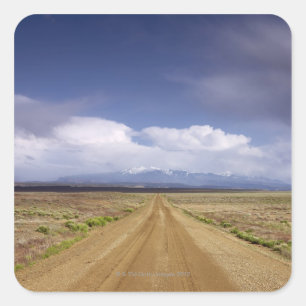 Sticker Carré Les Etats-Unis, Utah, paysage de croisement de