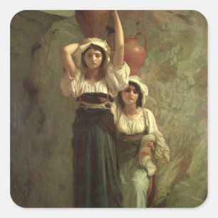 Sticker Carré Les filles d'Alvito, 1855