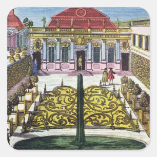 Sticker Carré Les Jardins du Parc Mirabelle, Salzbourg,