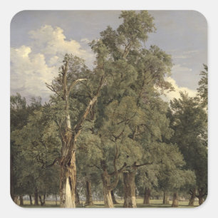 Sticker Carré Les ormes dans Prater, 1831