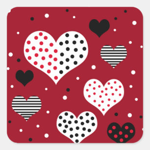 Sticker Carré Les paris de la Saint Valentin