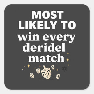 Sticker Carré Les plus susceptibles de gagner chaque match Dreid