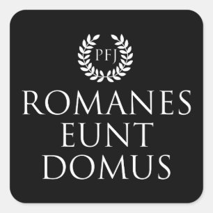 Sticker Carré Les Romains rentrent chez eux