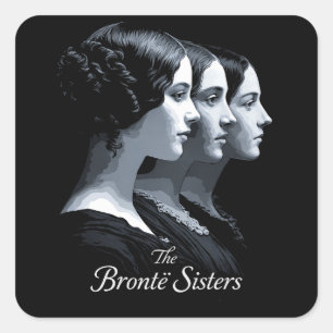 Sticker Carré Les Sœurs Brontë