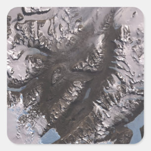 Sticker Carré Les vallées sèches McMurdo