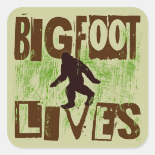 Sticker Carré Les vies de Bigfoot
