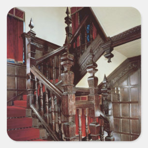 Sticker Carré L'escalier bon, c.1600