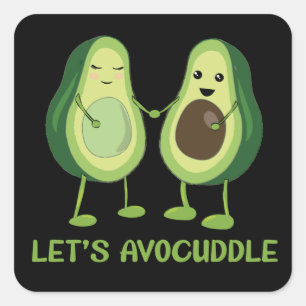 Sticker Carré Let's Avocat
