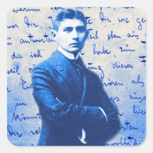 Sticker Carré Lettre de Kafka