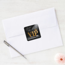 Lettre de style vintage doré - VIP avec couronne 8