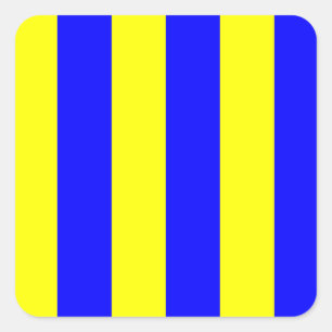 Sticker Carré Lettre marine nautique G (golf) de drapeau de