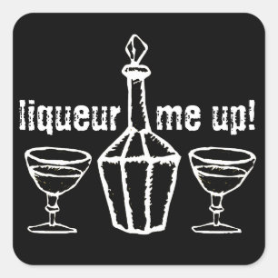 Sticker Carré Lève-Moi !