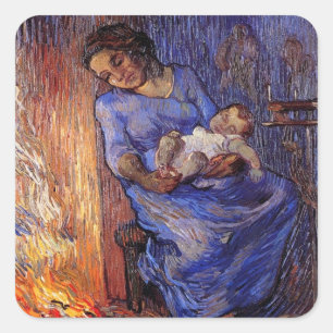Sticker Carré L'Homme est en mer de Vincent van Gogh