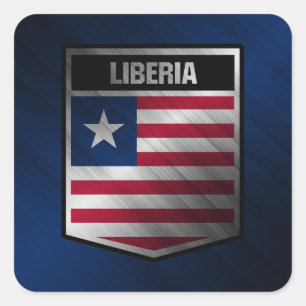 Sticker Carré Libéria