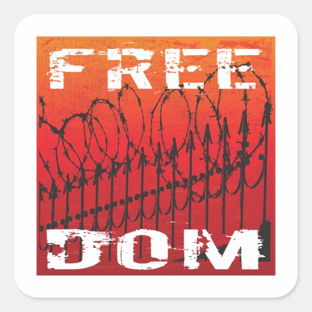 STICKER CARRÉ LIBERTÉ (Devant)