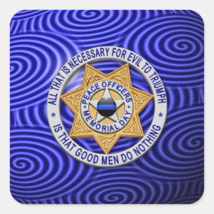 Sticker Carré Ligne Bleue Mince Un-d'un-un-un-un