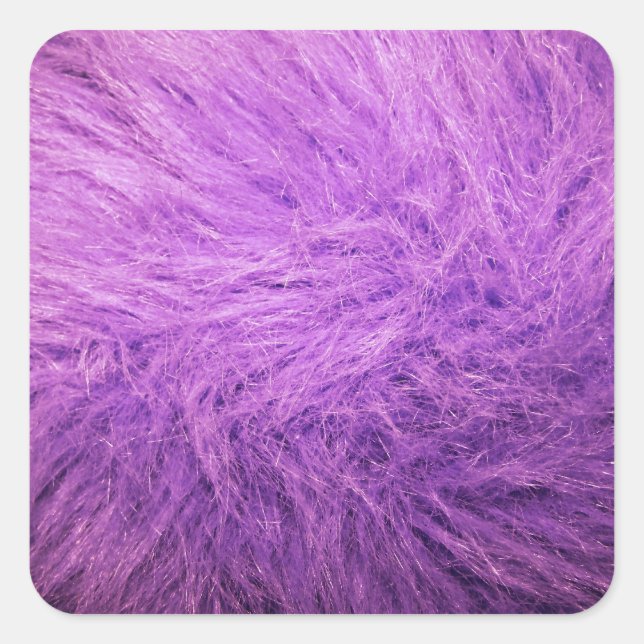 Sticker Carré Lilac Fur (Devant)