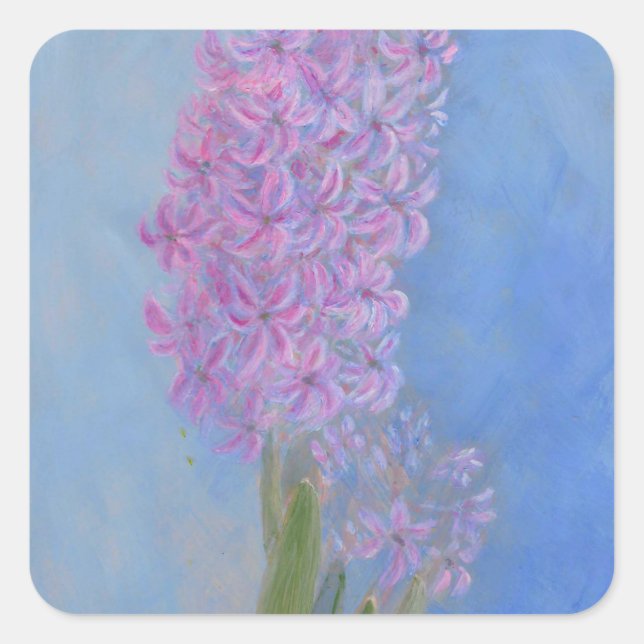 Sticker Carré Lilac rose Hyacinth (Devant)