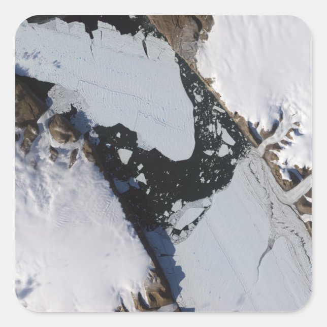 Sticker Carré L'île de glace (Devant)