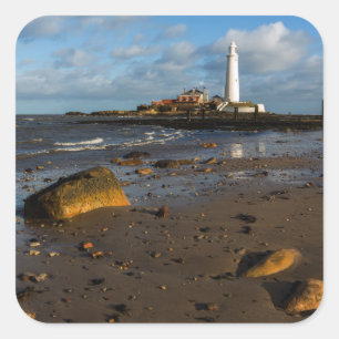 Sticker Carré L'Île St. Mary'S Whitley, Angleterre