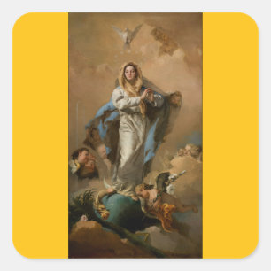 Sticker Carré L'Immaculée Conception par Giovanni Tiepolo