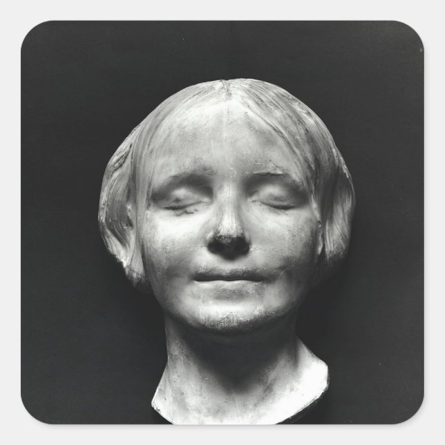 Sticker Carré L'Inconnue de la Seine' (Devant)