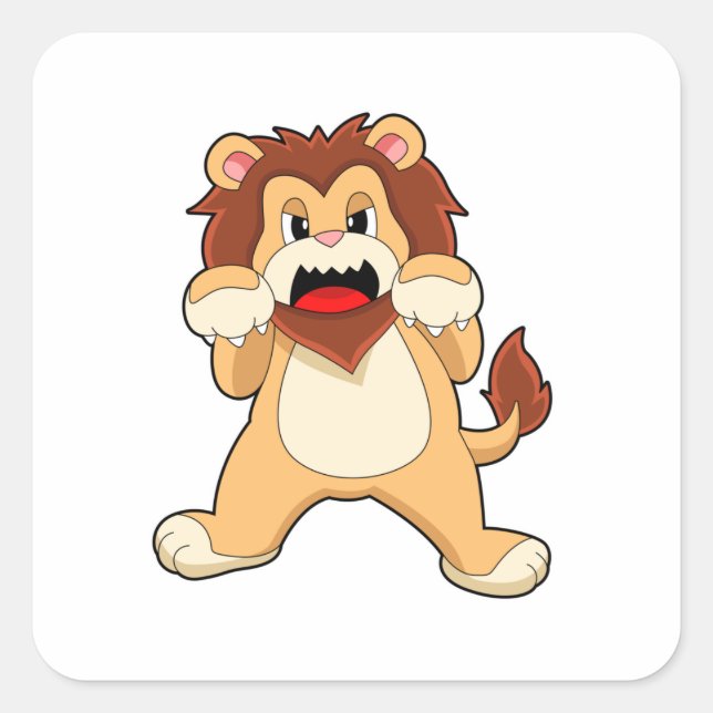 Sticker Carré Lion torche.PNG (Devant)