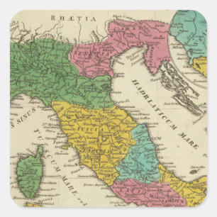 Sticker Carré L'Italie Antiqua